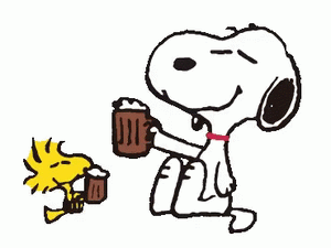 Snoopy Beer.gif